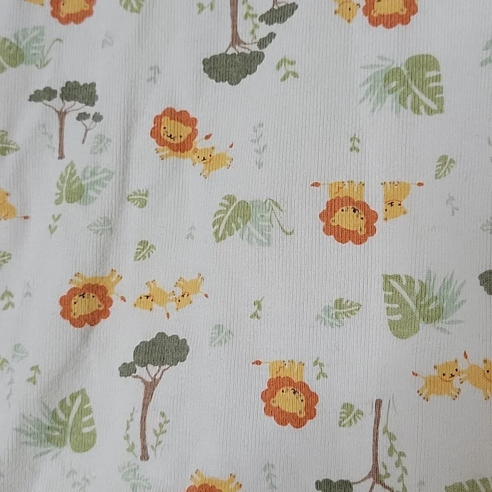 Gymboree NWOT 2008 JUNGLE  SAFARI One Piece Footed Pajama Sz 3-6M